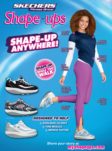 Skechers Shape Ups Shoes Sneakers Walking Fitness Toning Workout Women's  Size 8