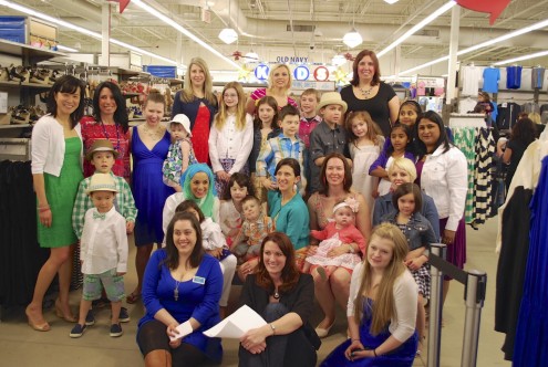 Old Navy Fashion Show Group Photo 
