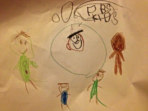 Adeline's PBS Kids Art Work