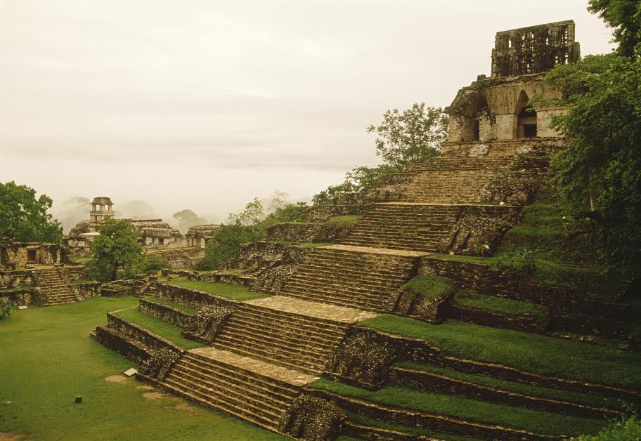 The Temple of the Cross is the largest of Palenque's pyramids. Photo courtesy Denver Museum of Nature and Science.