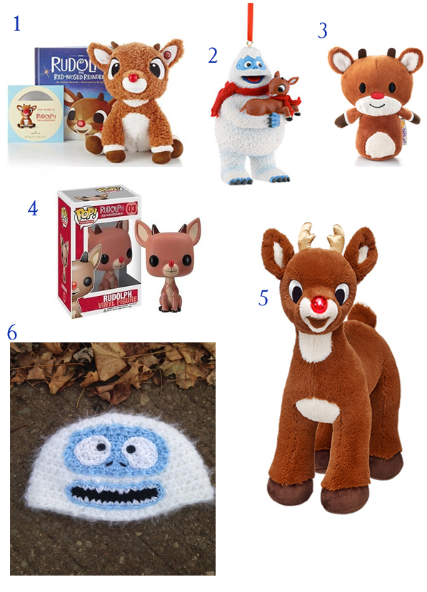 Rudolph the red nosed reindeer, Holiday Gift Guide, Rudolph gift ideas