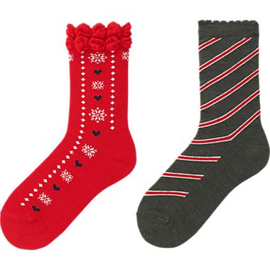 Alpine-print socks with adorable detail will fill someone's stocking this Christmas!