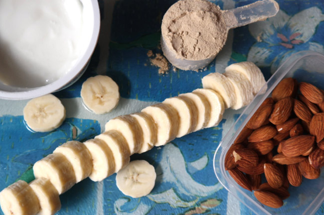 Banana Almond Protein Shake, Purely Inspired Organic Protein shakes