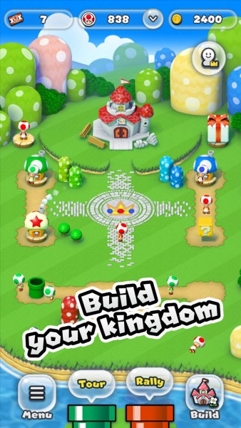kingdom builder, Super Mario Run