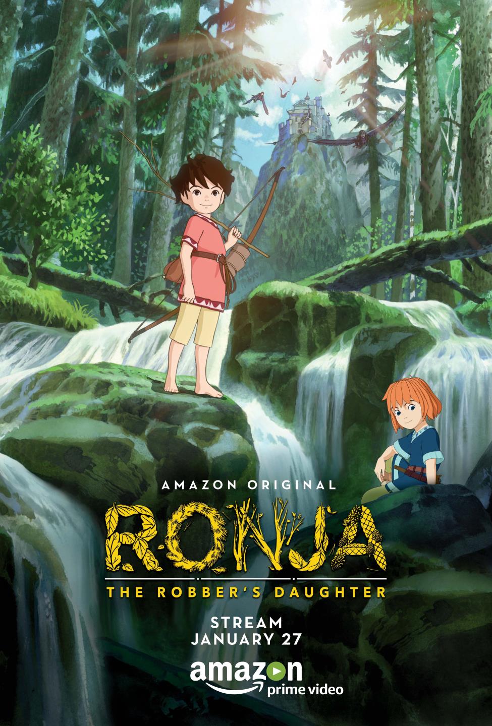Ronja The Robber's Daughter, Amazon Prime Jan 27, Ronia, Studio Ghibli