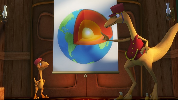 Center of the earth, PBS kids, dinosaur train, earth science for kids