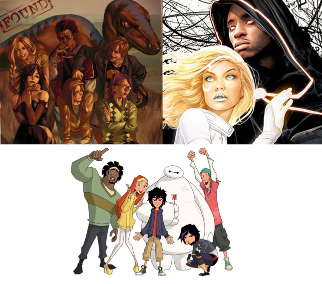 marvel's runaways, big hero six series, cloak and dagger