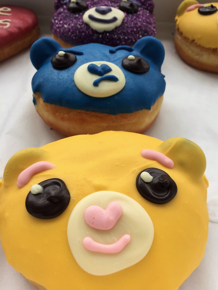 california donuts care bears, national donut day, donuts, care bears, grumpy bear