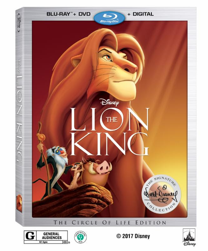The lion king blu ray