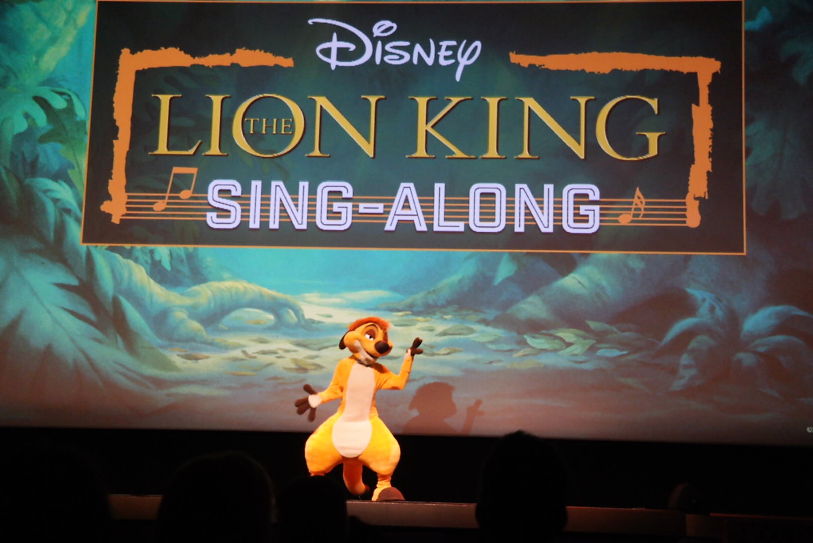 The Lion King sing a long, breakfast with timon, el capitan theatre, hollywood movie theaters
