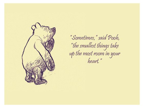 smallest things pooh