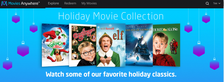 movies anywhere holiday movies