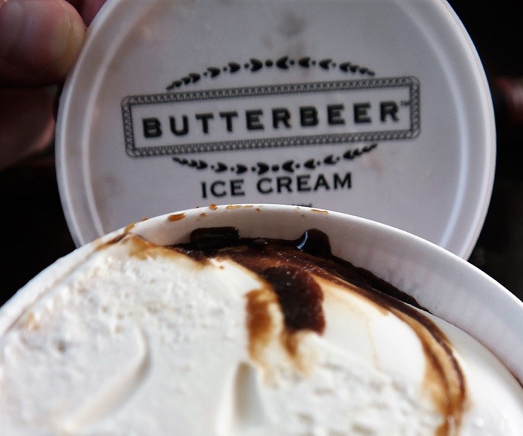 butterbeer ice cream hollywood universal studios