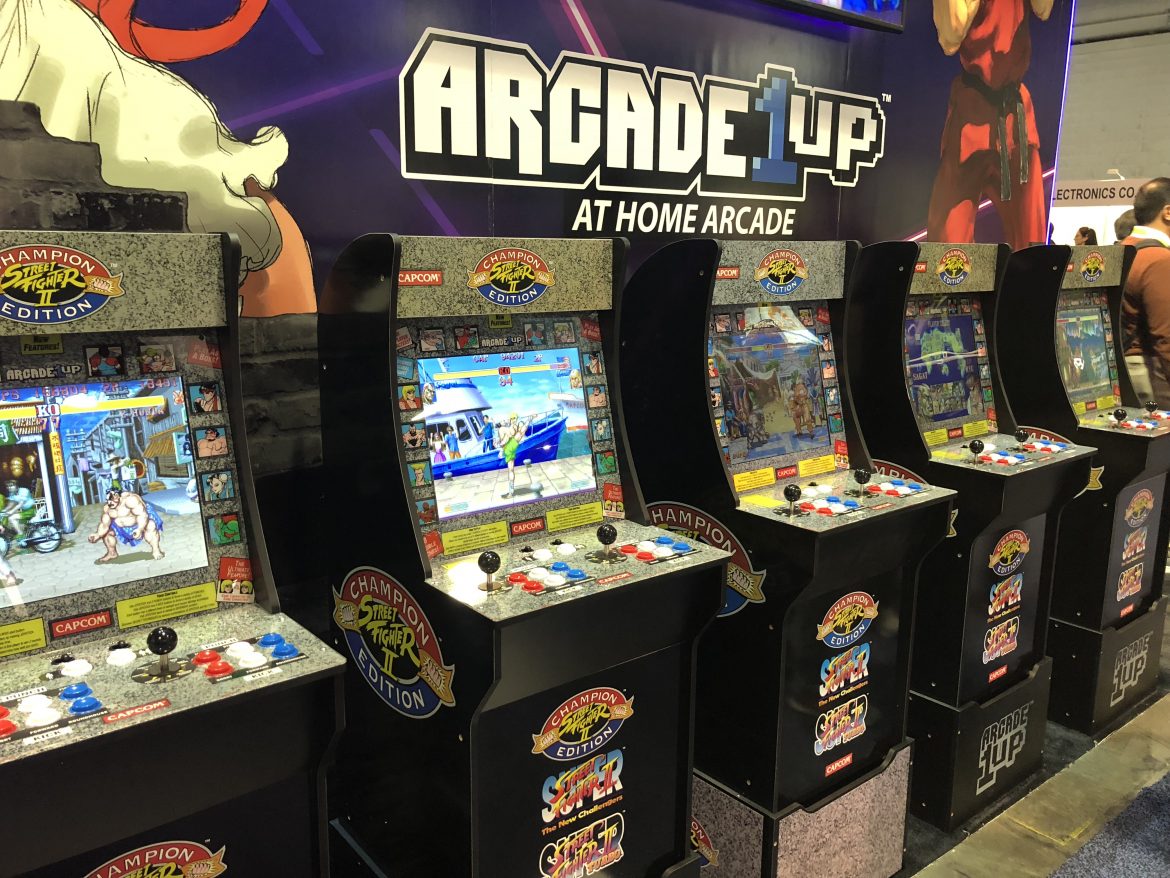 I turned My HOUSE into an ARCADE! Arcade1up REVIEW! Pac-man, Galaga,  Rampage, Street Fighter 