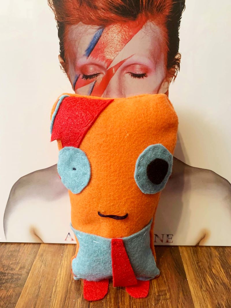 David Bowie Plush, Uglydolls, DIY uglydoll, crafts