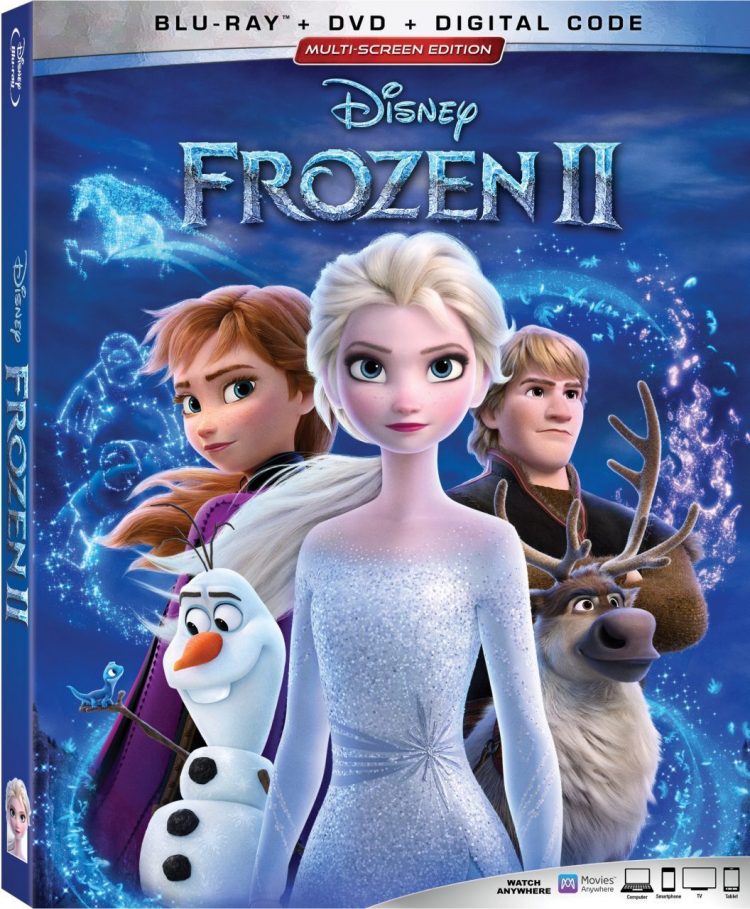 1 Blu-ray Combo Pack of Frozen 2 Giveaway