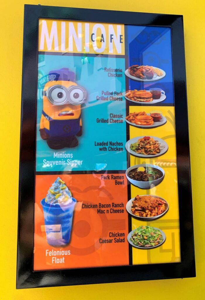 Review Minion Café at Universal Studios Hollywood That's It LA
