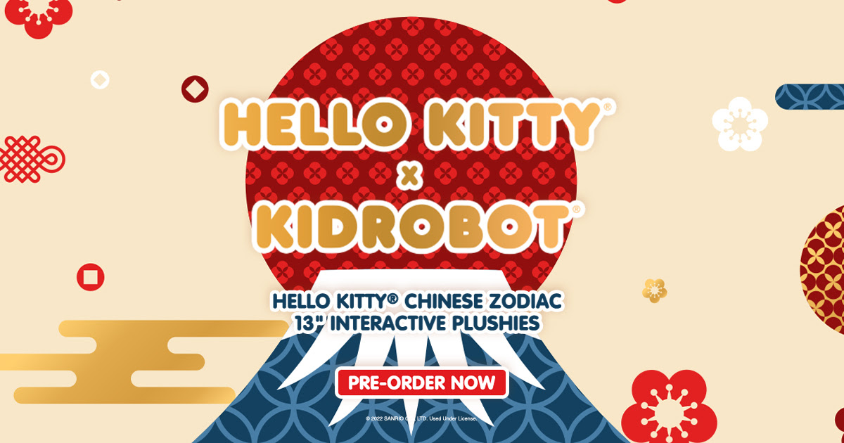 Preorder Kidrobot x Hello Kitty Chinese Zodiac Collection - That's It LA