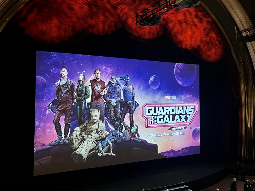 guardians of the galaxy world premiere
