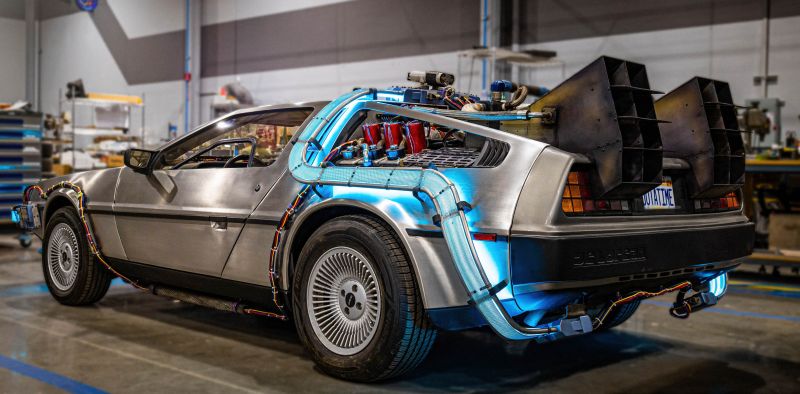  Delorean Time Machine exclusively on display at Segerstrom Center for 