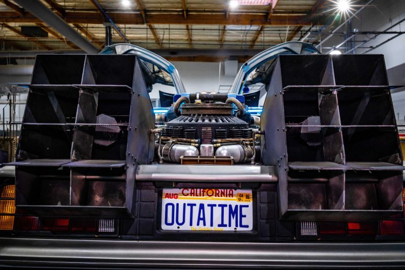  Delorean Time Machine exclusively on display at Segerstrom Center for 