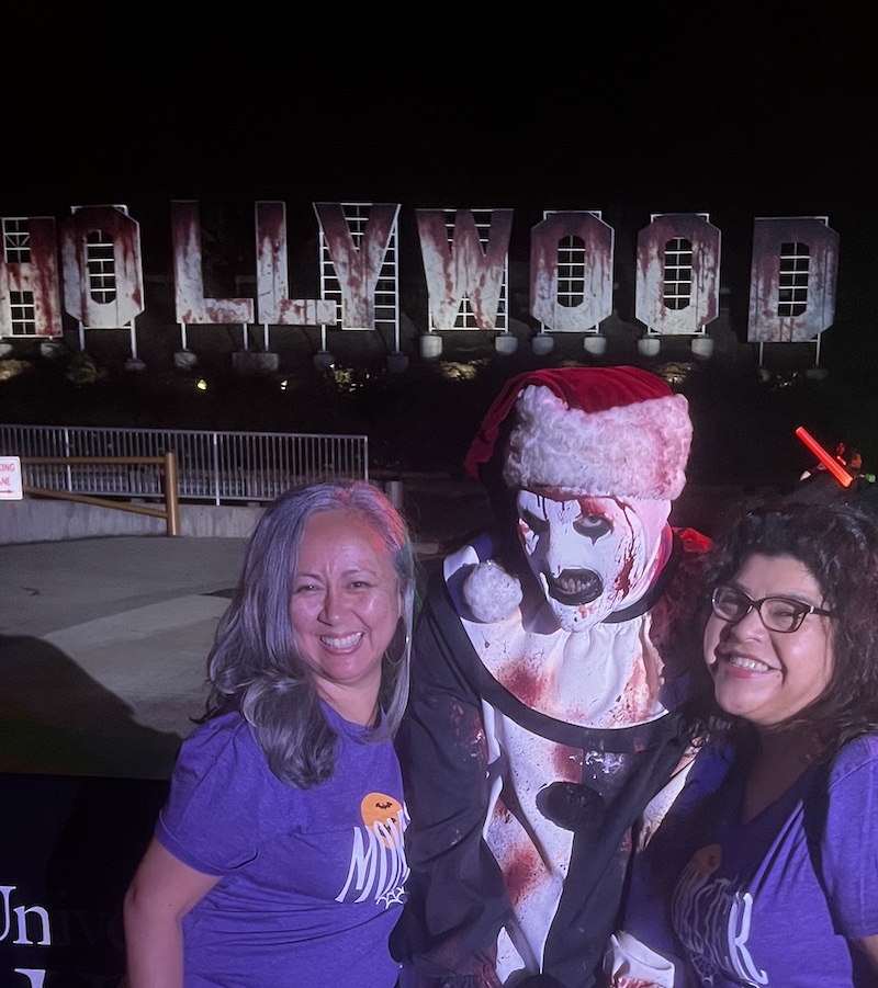art clown halloween horror nights tram