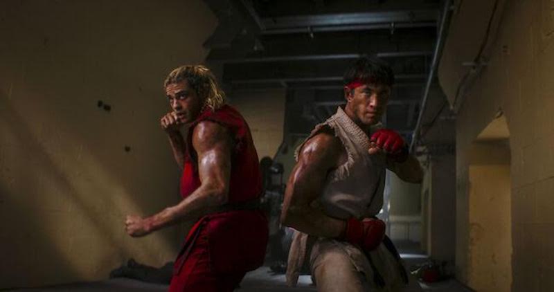Noah Centineo, left, and Andrew Koji star in PARAMOUNT PICTURES AND LEGENDARY PICTURES In Association with CAPCOM.A LEGENDARY PICTURES Production “STREET FIGHTER”